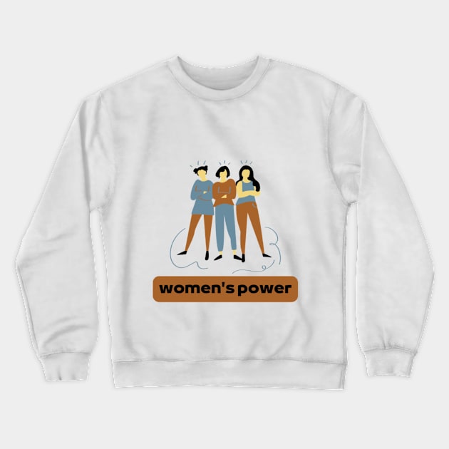 woman's Day Crewneck Sweatshirt by roza11